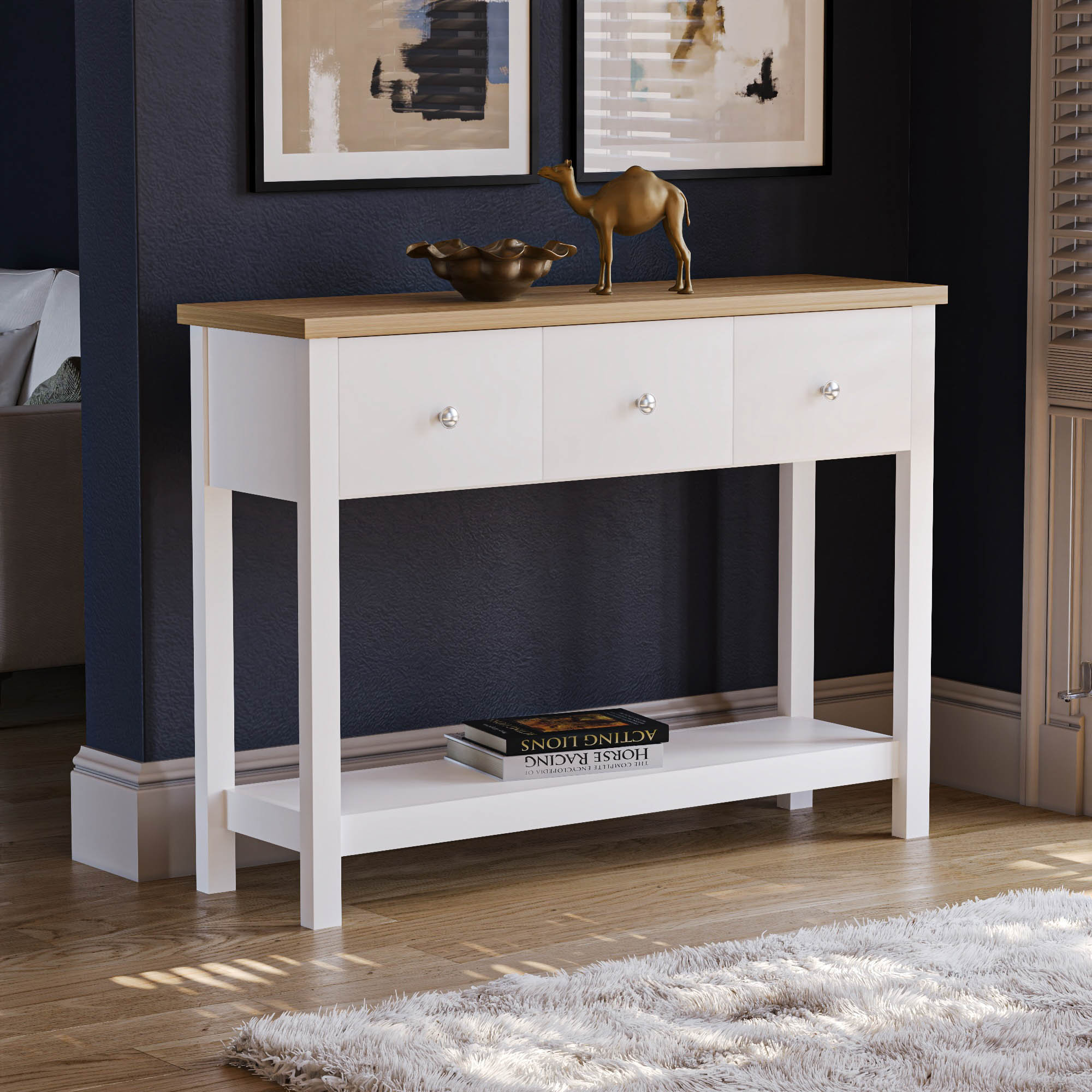 3 drawer console table hotsell